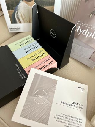 마이디플러스 아토비옴 4종 기프트 패키지 — 5점을 준 리뷰어가 2021년 11월 올린 사용 사진