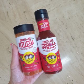 [서울시스터즈] 김치시즈닝 국내 최초 뿌려먹는 김치파우더 100g 1개+ 신제품 고추장 핫소스 185g 1개 — 5점을 준 리뷰어가 2021년 9월 올린 사용 사진