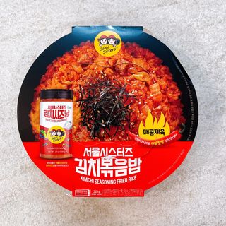 [서울시스터즈] CU 김치 4총사 세트-김치볶음밥, 김치큐브닭, 김치바삭김, 김치아몬드 — 5점을 준 리뷰어가 2021년 10월 올린 사용 사진
