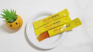 자연에온 경남제약 비타민 쉬머 저분자콜라겐 20g x 30포 — 5점을 준 리뷰어가 2021년 12월 올린 사용 사진