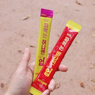 아임오 편의점 신상 타파, 바로 짜먹는 3종 _ 에너지업X2ea, 비타민업X2ea, 허니앤업X2ea — 5점을 준 리뷰어가 2021년 11월 올린 사용 사진