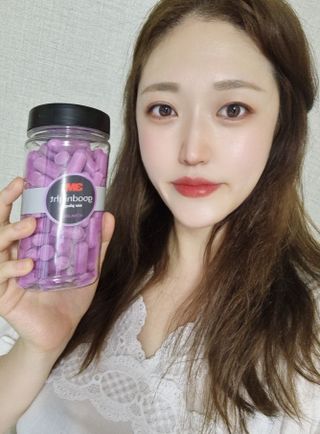 3M 소음방지 수면 귀마개 굿나잇 이어플러그 오렌지/퍼플 50쌍 — 5점을 준 리뷰어가 2023년 7월 올린 사용 사진