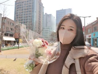 애니가드 셋업메베마스크 (대형 4컬러 + 중형 4컬러) — 5점을 준 리뷰어가 2022년 4월 올린 사용 사진
