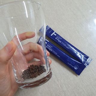 똥기사의 케이푸드 화이버슬림 — 3점을 준 리뷰어가 2021년 2월 올린 사용 사진