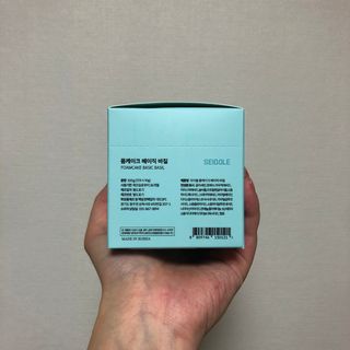 자이블 폼케이크 베이직 바질/피오니 — 4.5점을 준 리뷰어가 2021년 12월 올린 사용 사진