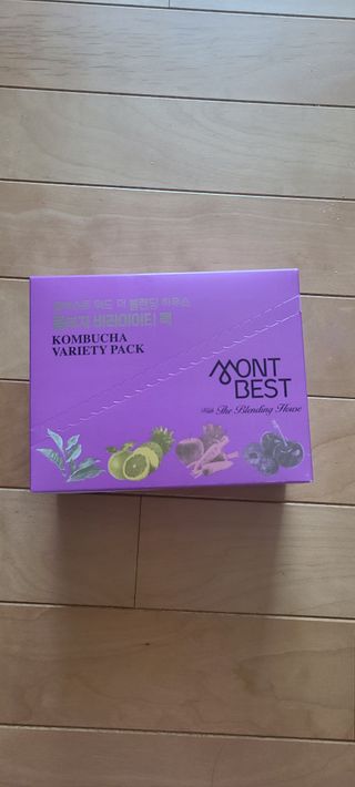 몽베스트 위드더 블랜딩 하우스 콤부차 _ 버라이어티팩 — 4점을 준 리뷰어가 2023년 7월 올린 사용 사진