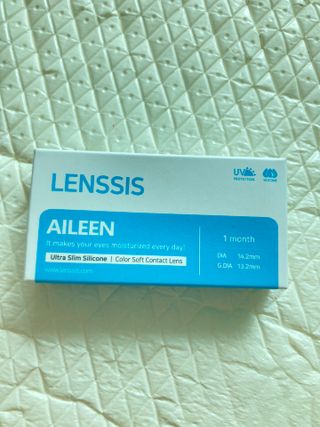 렌시스 LENSSIS [ 렌시스 ] 인생정착템 , 영롱한 매력이 있는 ＃에일린시리즈 1개월용 ｜ 4컬러 중 택1 ｜ — 5점을 준 리뷰어가 2021년 4월 올린 사용 사진