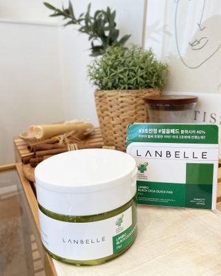 랑벨 랑바이오 블랙 시카 퀵 패드 100매 (3초 쿨링/3분 흡수, 블랙비 프로폴리스/시카 4종 함유, 대용량) — 4점을 준 리뷰어가 2022년 3월 올린 사용 사진