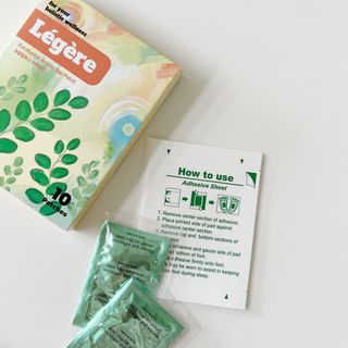 [레제르] 아로마 수액패치 발패치 10매입 - 라벤더향/유칼립투스향/대나무향 — 5점을 준 리뷰어가 2022년 2월 올린 사용 사진