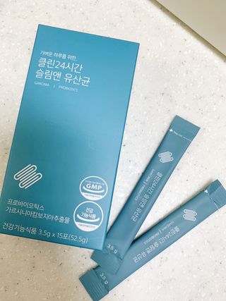 클린24시간 슬림앤유산균 1박스 (3.5g X 15포) — 4점을 준 리뷰어가 2022년 9월 올린 사용 사진