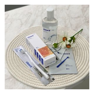 주식회사 클린디 [클린디]🌿민트향으로 상쾌하게, 단짝가글 + 맞춤 칫솔 + 치약 세트🦷 — 5점을 준 리뷰어가 2022년 1월 올린 사용 사진