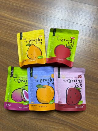 아비삭과일칩 5종 /딸기,사과,배,귤,무화과 5종 — 5점을 준 리뷰어가 2021년 5월 올린 사용 사진