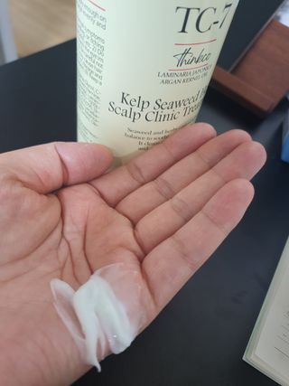 띵코 허브 샴푸, 트리트먼트, 바디워시 3종 — 5점을 준 리뷰어가 2022년 2월 올린 사용 사진