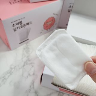 소미썸 실키 화장솜 — 5점을 준 리뷰어가 2022년 3월 올린 사용 사진