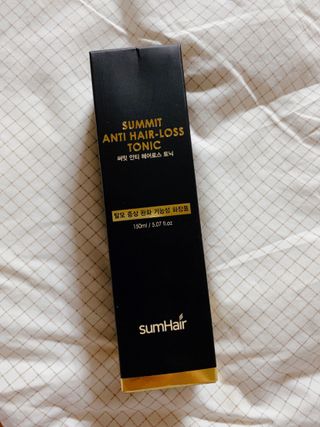 썸헤어 / SUMHAIR 썸헤어 써밋 안티 헤어로스 토닉 — 5점을 준 리뷰어가 2021년 7월 올린 사용 사진