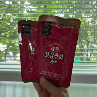 광동생활건강 [광동]진하고 깊은 풍미, 광동 보감쌍화진액 100mL * 18포 — 5점을 준 리뷰어가 2024년 6월 올린 사용 사진