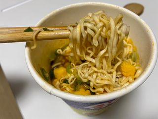 NISSIN 닛신 컵누들  4종 - 씨푸드오리지날, 씨푸드 스파이시, 씨푸드 커리, 씨푸드 XO소스 — 5점을 준 리뷰어가 2022년 2월 올린 사용 사진