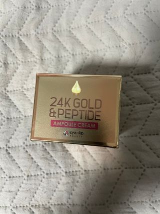 아이앤립 / EYENLIP 아이앤립 24K 골드 N 펩타이드 앰플 크림 — 5점을 준 리뷰어가 2021년 4월 올린 사용 사진