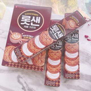 롯데제과 롯샌 카페크런치 — 5점을 준 리뷰어가 2021년 10월 올린 사용 사진