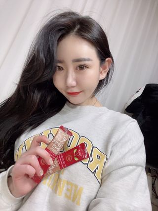 자연에온 가득담은 몽모랑시 타트체리 콜라겐 젤리스틱 — 5점을 준 리뷰어가 2021년 1월 올린 사용 사진