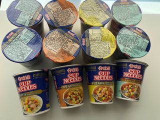 NISSIN 닛신 컵누들  4종 - 씨푸드오리지날, 씨푸드 스파이시, 씨푸드 커리, 씨푸드 XO소스 — 5점을 준 리뷰어가 2021년 12월 올린 사용 사진