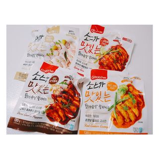 굽네몰 [굽네] 소스가 맛있는 닭가슴살 슬라이스 4종 — 4.5점을 준 리뷰어가 2021년 4월 올린 사용 사진