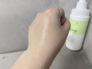 [메디팜] 세라마이드 데일리 릴리프 바디로션 — 5점을 준 리뷰어가 2021년 12월 올린 사용 사진