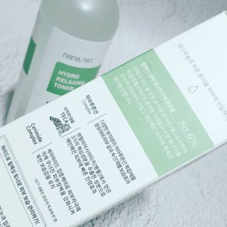 나나스킨 하이드로릴렉싱토너 — 5점을 준 리뷰어가 2021년 5월 올린 사용 사진
