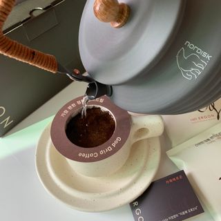 카페에르곤 바리스타 핸드 드립백커피 대용량 15g / 지중해오후 2시 — 5점을 준 리뷰어가 2021년 11월 올린 사용 사진