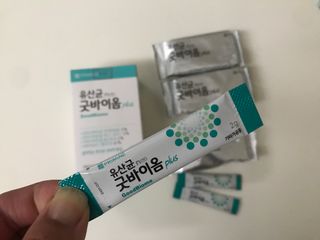 프리마인 유산균 국가지정연구소 선정, 살아있는 생유산균 200억 마리의 힘. 유산균n굿바이옴플러스 — 5점을 준 리뷰어가 2021년 9월 올린 사용 사진