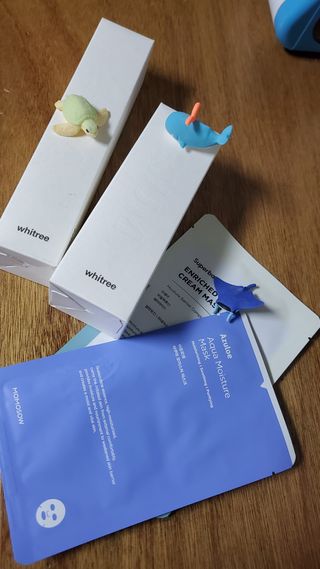 화이트리 비움 약산성 클렌징젤 ,마일드 필링젤 세트 — 5점을 준 리뷰어가 2021년 2월 올린 사용 사진