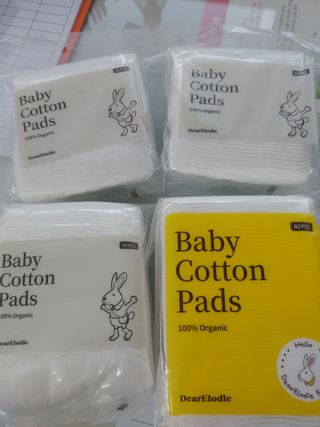 디어엘로디 프리미엄 유기농 유아 솜티슈 40매 3Pack +60매 1Pack 혼합형 — 5점을 준 리뷰어가 2021년 4월 올린 사용 사진