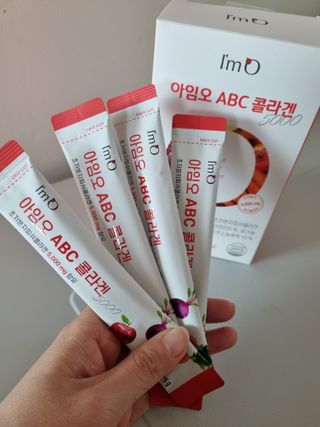 아임오 ABC 콜라겐 젤리 14포 — 5점을 준 리뷰어가 2022년 3월 올린 사용 사진