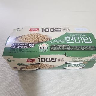 [구매평]양반 동원 양반 100밥 현미밥, 130g, 12개 — 5점을 준 리뷰어가 2025년 4월 올린 사용 사진