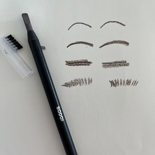 [MONDRAW] 몬드로우 POPBROW 크래용 아이브로우 색연필 타입 — 5점을 준 리뷰어가 2022년 4월 올린 사용 사진