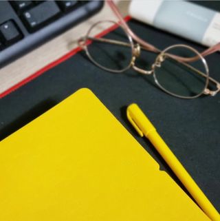 리훈 2022년 이야기 다이어리 그란데 1년형 — 5점을 준 리뷰어가 2021년 11월 올린 사용 사진