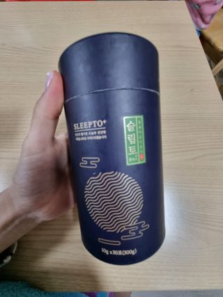 프리마인 자체 기업부설 연구소에서 찾아낸 건강한 수면의 비밀.  슬립토 플러스 30포 — 4점을 준 리뷰어가 2023년 1월 올린 사용 사진