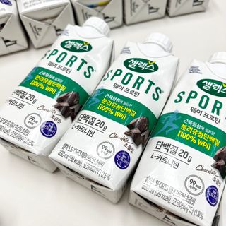 셀렉스스포츠 셀렉스 스포츠 드링크 초콜릿 _ 330ml x 12팩 — 4.5점을 준 리뷰어가 2021년 12월 올린 사용 사진