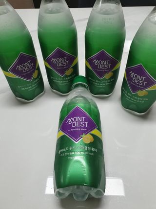 몽베스트 Montbest with Sparkling water Lemon OR Lime 20병(랜덤) — 5점을 준 리뷰어가 2022년 12월 올린 사용 사진