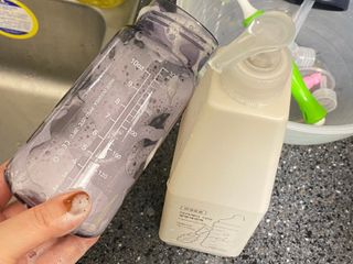 마더케이 디아 프리미엄 젖병세정제 500ml 액상형/무향 — 4.5점을 준 리뷰어가 2022년 1월 올린 사용 사진