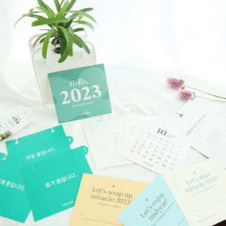 [메이크정글] 식물과 달력이 하나로, 2023년 식물캘린더 No.1 — 5점을 준 리뷰어가 2022년 10월 올린 사용 사진