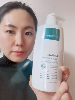 셀라피 에이리페어 크림 바디 워시 2세대 500ml — 5점을 준 리뷰어가 2021년 1월 올린 사용 사진