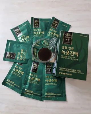 광동생활건강 광동 명품 녹용진액 50mL x 30포 — 5점을 준 리뷰어가 2023년 4월 올린 사용 사진