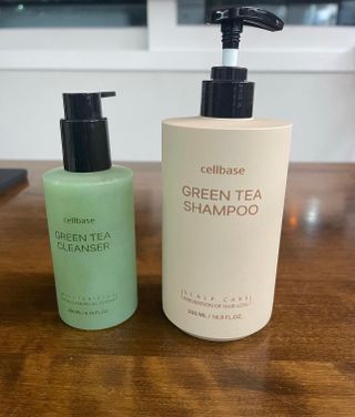 프리마인 메이크업과 들뜨는 각질까지 한방에 깐달걀로! 순하기까지한 셀베이스 그린티클렌저(200ml) — 5점을 준 리뷰어가 2023년 3월 올린 사용 사진