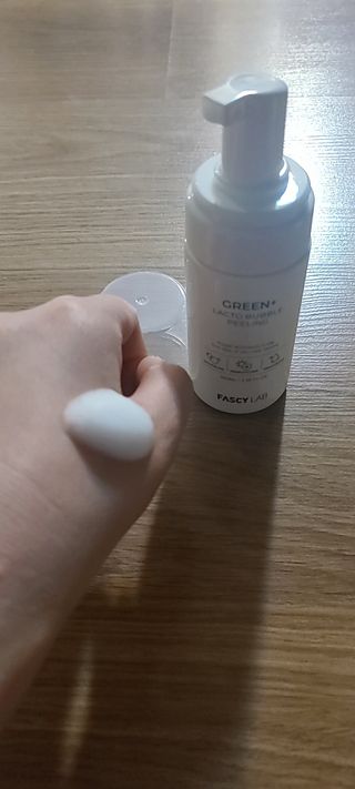 파시랩 그린 플러스 락토 버블 필링 — 5점을 준 리뷰어가 2021년 5월 올린 사용 사진