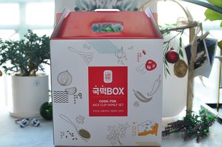 추억의 국민학교 떡볶이 국떡 컵볶이 선물박스 — 5점을 준 리뷰어가 2022년 1월 올린 사용 사진