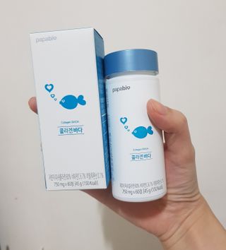 파파비오랩 승무원 콜라겐 콜라겐바다 — 4점을 준 리뷰어가 2020년 12월 올린 사용 사진