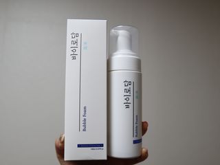 [바이로담] 저자극 약산성버블 폼 폼클렌징 150ml — 5점을 준 리뷰어가 2021년 3월 올린 사용 사진