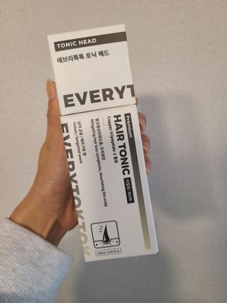 소담스퀘어 상암 에브리톡톡 헤어토닉 120ml — 5점을 준 리뷰어가 2022년 11월 올린 사용 사진