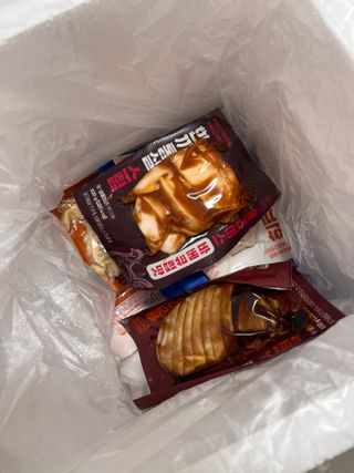 한끼통살 슬라이스 닭가슴살 — 5점을 준 리뷰어가 2023년 2월 올린 사용 사진